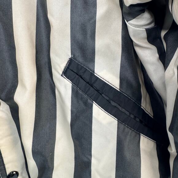 Vintage USA Cliff Keen Striped Referee Jacket Medium Reversible (READ) - Picture 11 of 12